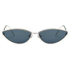 FLINT | Small True Retro Vintage Slim Metal Sunglasses