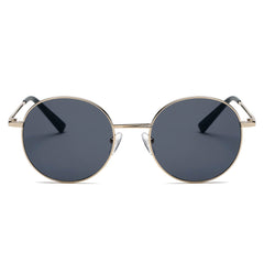 GENEVA | Retro Vintage Metal Round Oval Circle Sunglasses