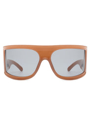 Ignite - Oversized Irregular Large Wrap Around Square Sunglasses