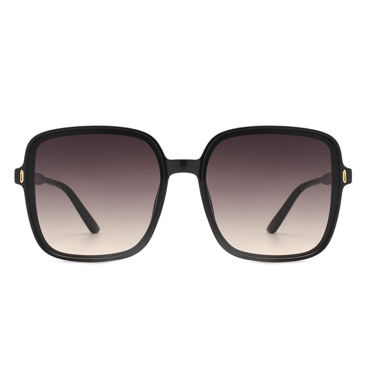 Mira - Classic Oversized Square Flat Top Women's Sunglasses