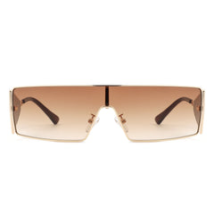 Vortex - Square Wrap-Around Retro Rectangle Fashion Sunglasses