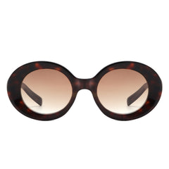 Zyriel - Oval Retro Fashion-Inspired Round Sunglasses