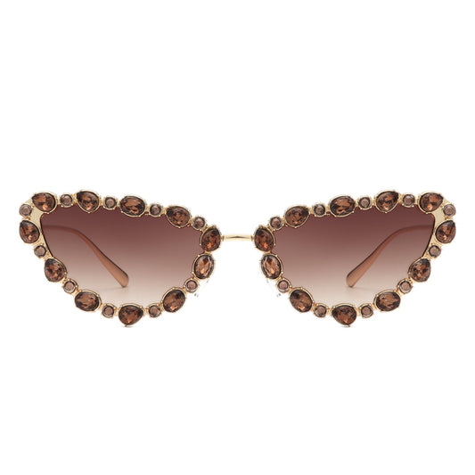 Elevate - Luxury Rhinestone Cat Eye Sunglasses