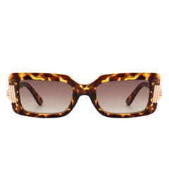 Sylphine - Oversize Sporty Square Chunky Shield Sunglasses