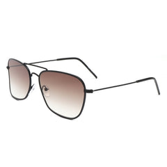 Whirl - Geometric Square Brow-Bar Fashion Sunglasses