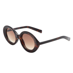 Zyriel - Oval Retro Fashion-Inspired Round Sunglasses