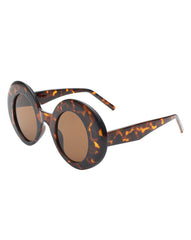 Yoke - Retro Chic Fashion Oversized Round Women's Sunglasses