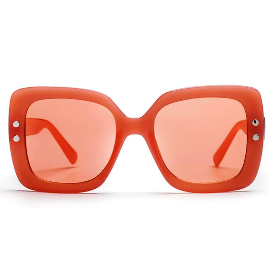 Katy - Women Square Flat Top Fashion Sunglasses