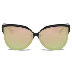 LENOIR | Women Oversized Mirrored Cat Eye Sunglasses