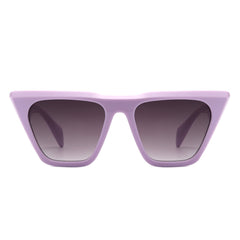 Lyra - Retro Cat Eye Flat Top Square Fashion Sunglasses