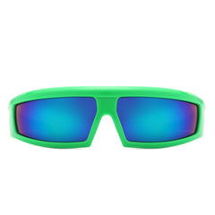 Starwise - Futuristic Y2K Wrap Around Sports Sunglasses