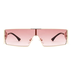 Vortex - Square Wrap-Around Retro Rectangle Fashion Sunglasses