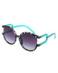 Iloria - Oversized Fashion Irregular Round Sunglasses