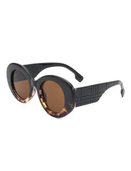 Optic - Round Oval Oversized Women's Fashion Sunglasses