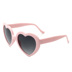 Glowlily - Playful Mod Clout Women Heart Shape Fashion Sunglasses