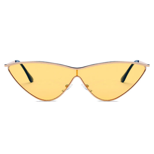 SUSTYA -  Women Fashion Tinted Cat Eye Sunglasses