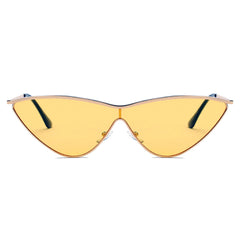 SUSTYA -  Women Fashion Tinted Cat Eye Sunglasses