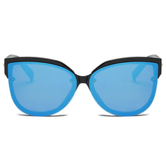 LENOIR | Women Oversized Mirrored Cat Eye Sunglasses