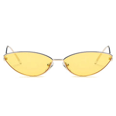 FLINT | Small True Retro Vintage Slim Metal Sunglasses