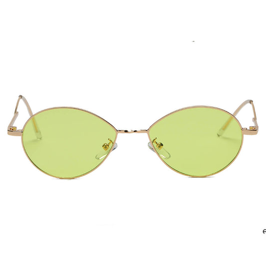 HICKORY | Small Retro Vintage Metal Round Sunglasses