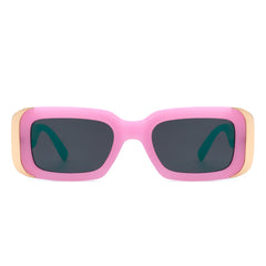 Quixotic - Rectangle Narrow Fashion Tinted Square Sunglasses