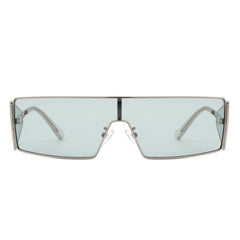 Vortex - Square Wrap-Around Retro Rectangle Fashion Sunglasses