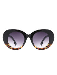 Optic - Round Oval Oversized Women's Fashion Sunglasses