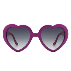 Glowlily - Playful Mod Clout Women Heart Shape Fashion Sunglasses