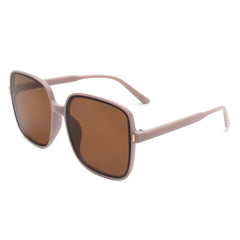 Mira - Classic Oversized Square Flat Top Women's Sunglasses