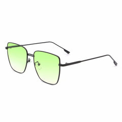 Eskuitan | Women Square Metal Oversize Fashion Sunglasses