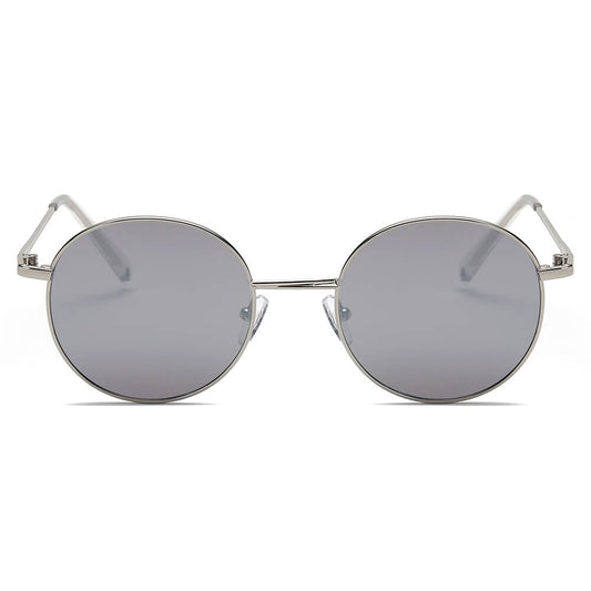 GENEVA | Retro Vintage Metal Round Oval Circle Sunglasses