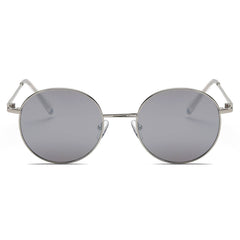 GENEVA | Retro Vintage Metal Round Oval Circle Sunglasses