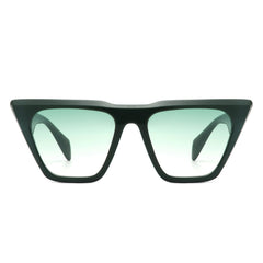 Lyra - Retro Cat Eye Flat Top Square Fashion Sunglasses