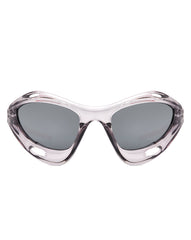 Nimbus - Chunky Geometric Wrap Around Square Sport Sunglasses