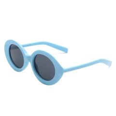 Zyriel - Oval Retro Fashion-Inspired Round Sunglasses