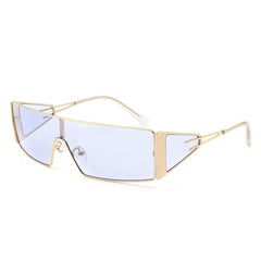 Vortex - Square Wrap-Around Retro Rectangle Fashion Sunglasses