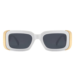 Quixotic - Rectangle Narrow Fashion Tinted Square Sunglasses