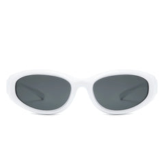 Nudge - Rectangle Retro Chic Oval Fashion Sunglasses