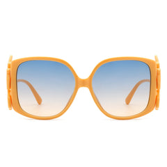 Vortexia - Oversize Irregular Frame Large Fashion Square Sunglasses