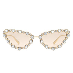 Elevate - Luxury Rhinestone Cat Eye Sunglasses