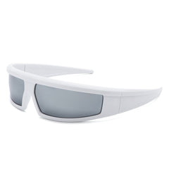 Starwise - Futuristic Y2K Wrap Around Sports Sunglasses