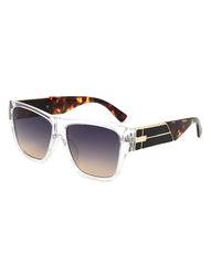 Gaglayqua - Tinted Chunky Square Sunglasses for Women