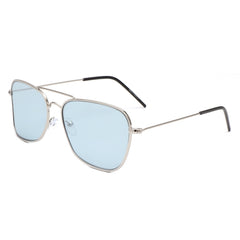 Whirl - Geometric Square Brow-Bar Fashion Sunglasses