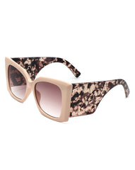 Nythea - Oversized Chunky Large Square Sunglasses for Women