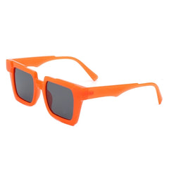 Xeno - Flat Top Geometric Fashion Square Sunglasses