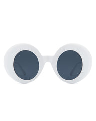 Yoke - Retro Chic Fashion Oversized Round Women's Sunglasses