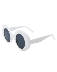 Yoke - Retro Chic Fashion Oversized Round Women's Sunglasses