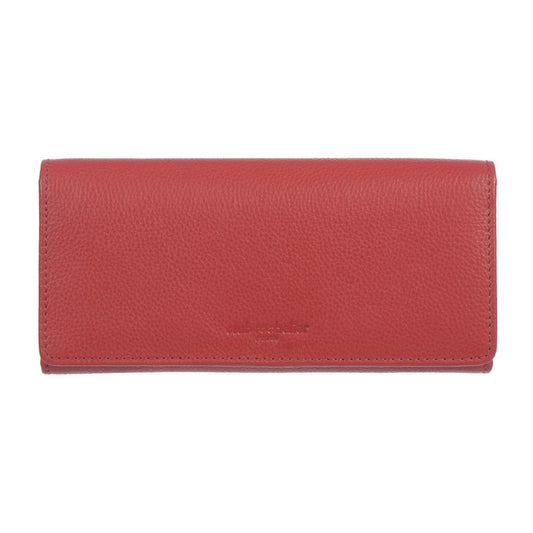 Ladies Full Leather Clutch Wallet with Gusset Pocket