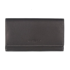 Ladies Medium Full Leather Clutch Wallet