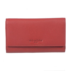 Ladies Medium Full Leather Clutch Wallet